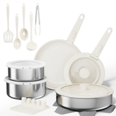 Sanho 21-Piece Tri-Ply Stainless Steel Cookware Set - Sanho