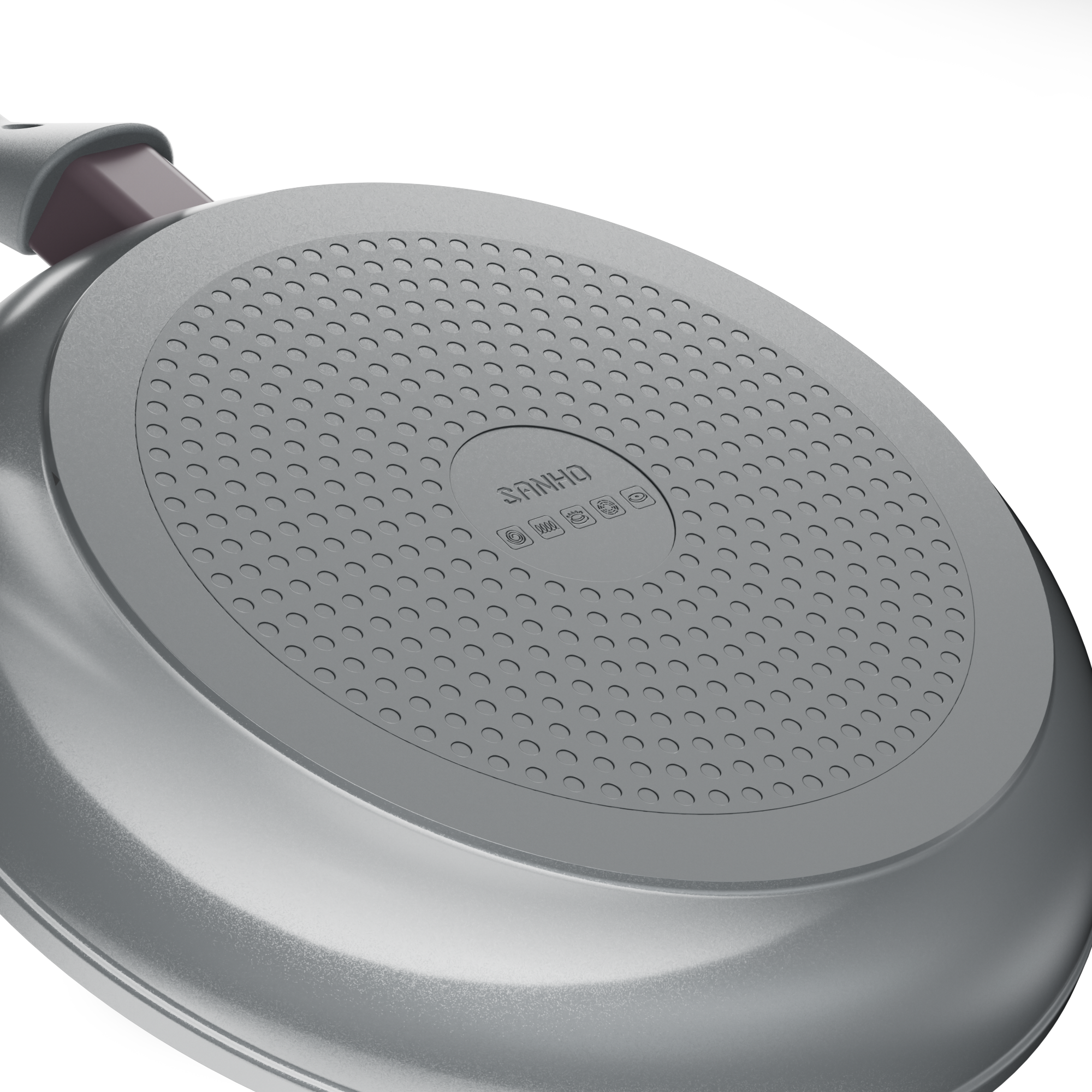Sanho Nonstick Ceramic Frying Pan Detail Close-up