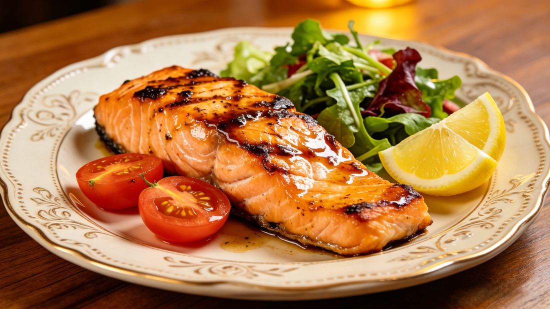 Baked Honey Mustard Wild Salmon
