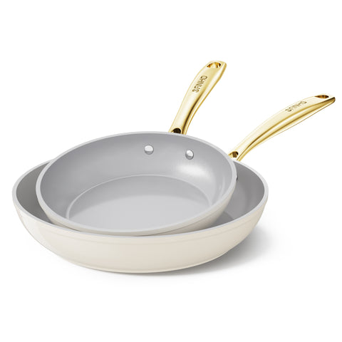 Sanho Diamond Titanium Ceramic Frying Pan White Background Image