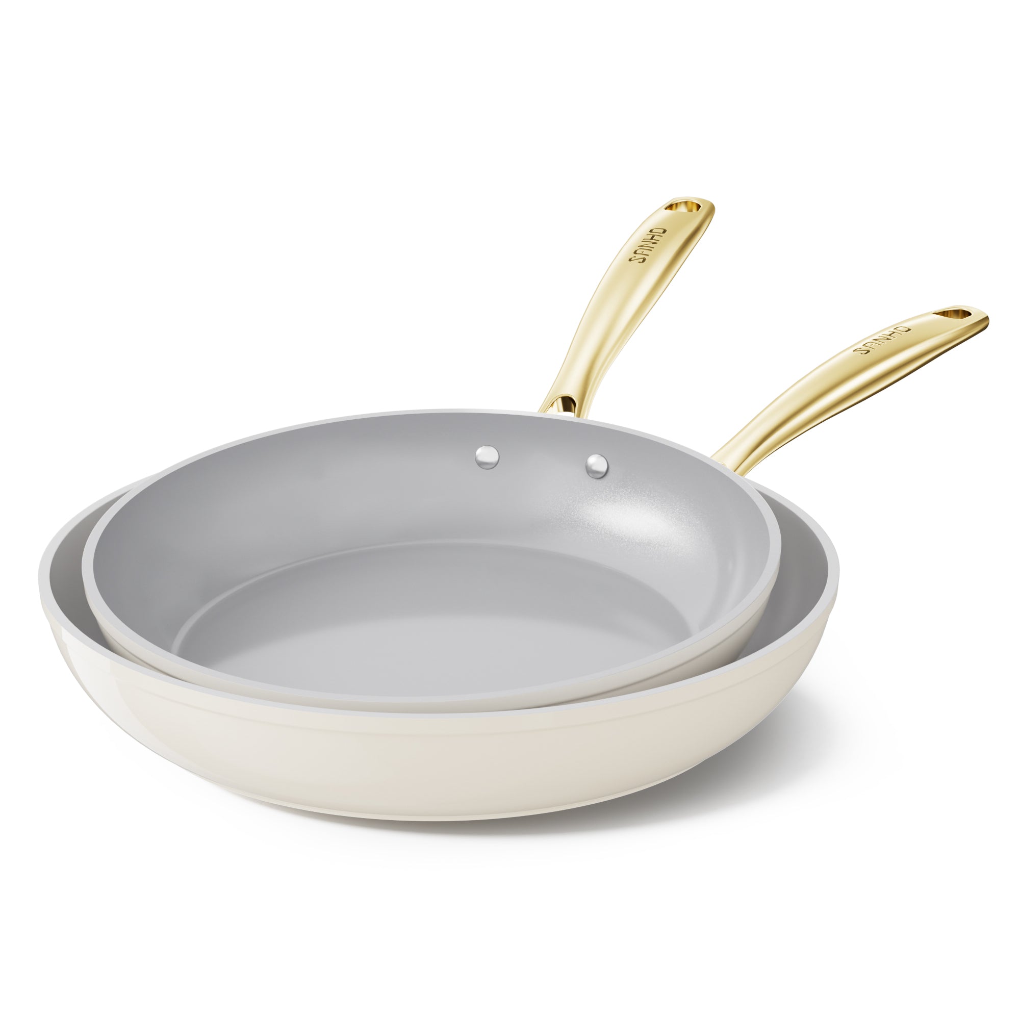 Sanho Diamond Titanium Ceramic Frying Pan - Sanho