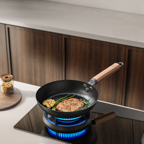 Sanho Hammered Iron Wok - Sanho