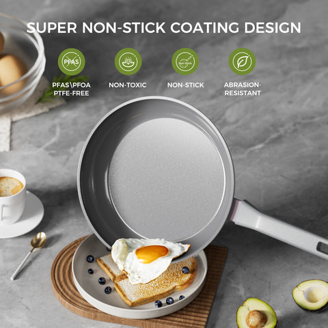 Sanho Nonstick Ceramic Frying Pan Functional Image